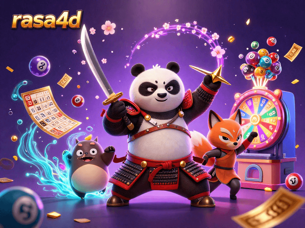 Memenangkan undian dengan rasa4d bersama panda samurai, rubah ninja, dan tanuki bercahaya