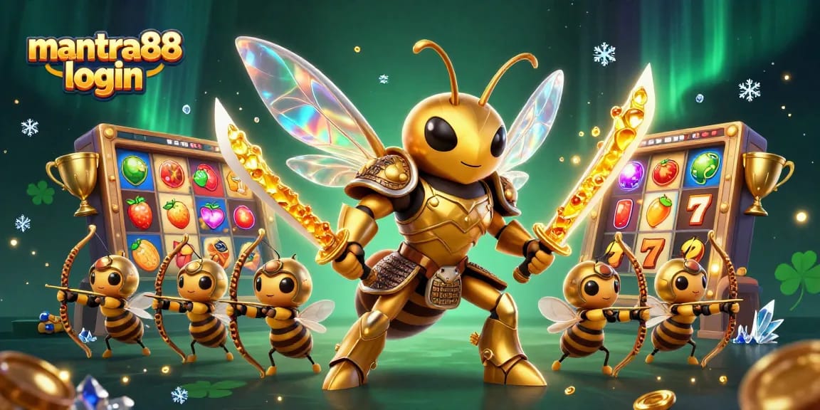 Access mantra88 login for exciting slot games featuring vibrant characters and dynamic elements.