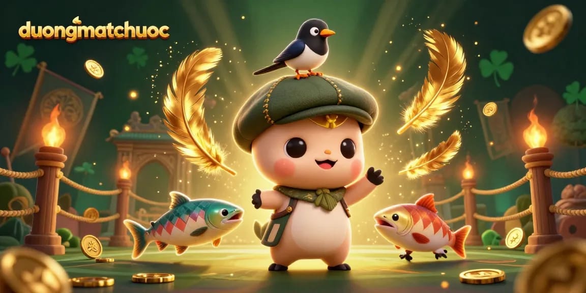 Play 3D duongmatchuoc themed slots with vibrant characters and dynamic elements.