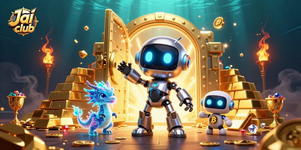 Engage with Jai club's thrilling gameplay, featuring digital treasures and charismatic mascots.