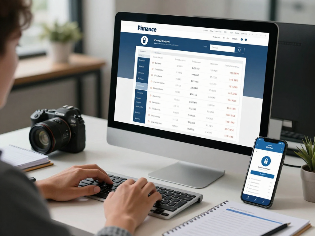 Effortlessly access your finances with mantra88 login on a sleek computer interface.