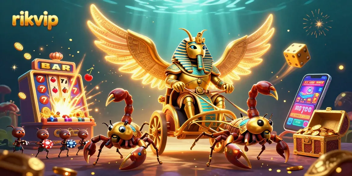 Experience the thrill of winning at rikvip's online casino with dynamic gaming elements.