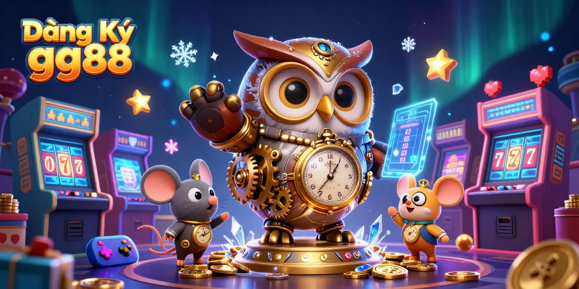 Engage in exciting gameplay with Đăng Ký gg88, featuring 3D casino elements and vibrant characters.