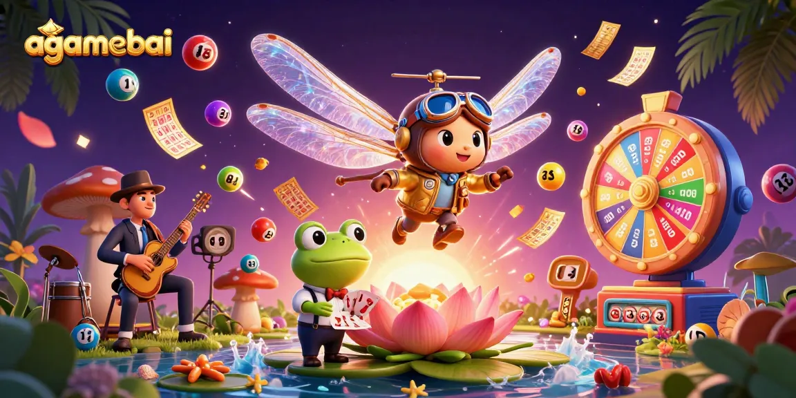 Experience the thrilling excitement of agamebai with a dynamic casino scene featuring vibrant characters and games.