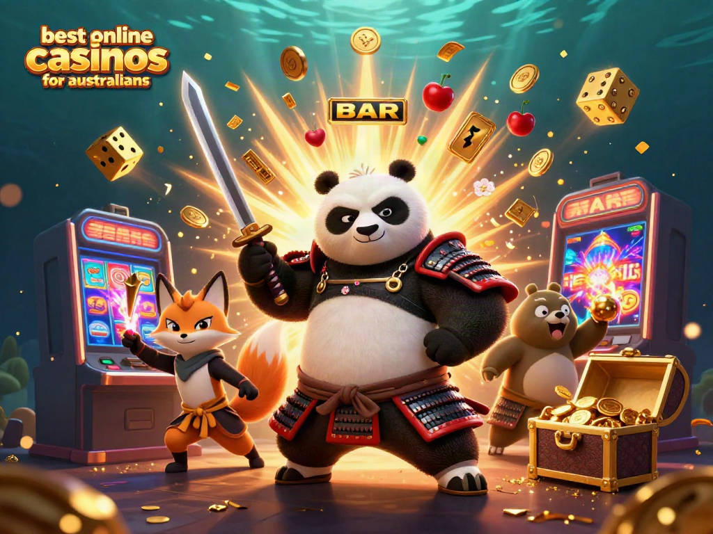 Experience the excitement at the best online casinos for Australians with dynamic gaming elements and vibrant characters.