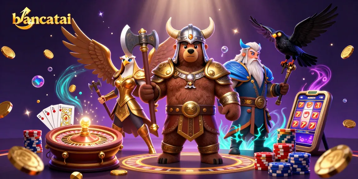 Bancatai offers an exciting casino experience with 3D characters, vibrant gaming elements, and winning opportunities.