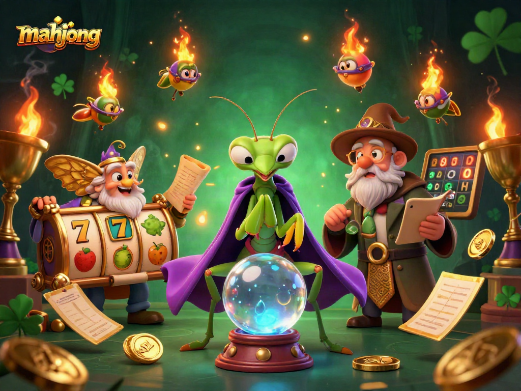 Engage in rich mahjong gameplay with vibrant casino elements and intriguing characters.