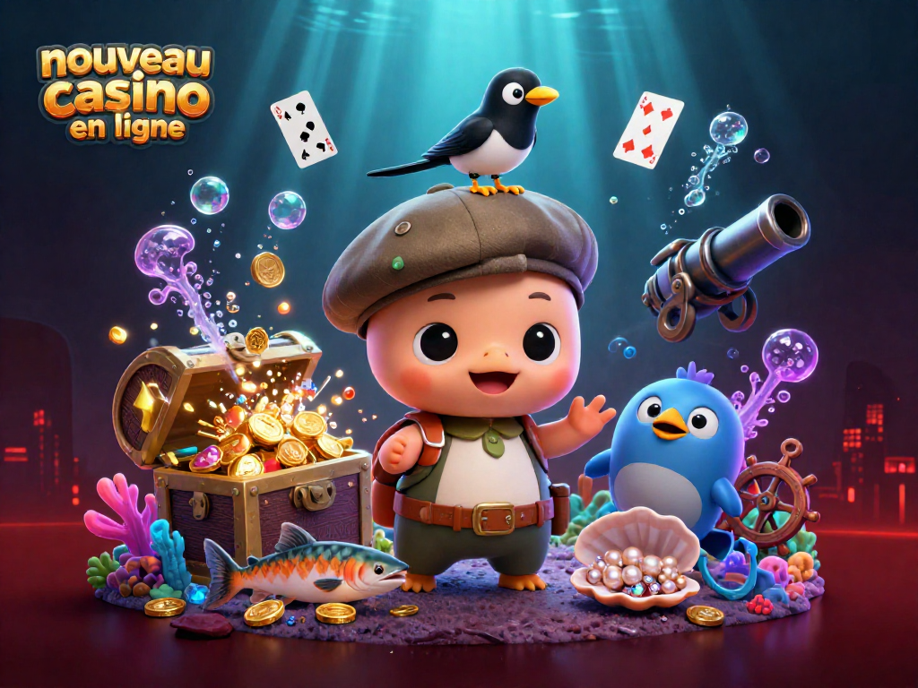 Jouez avec le nouveau casino en ligne en découvrant des jeux passionnants sous un fond coloré.