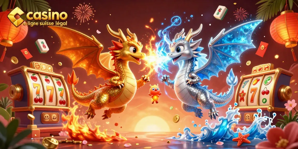 Participez à l'expérience de jeux avec des dragons dans un casino en ligne suisse légal et vibrant.