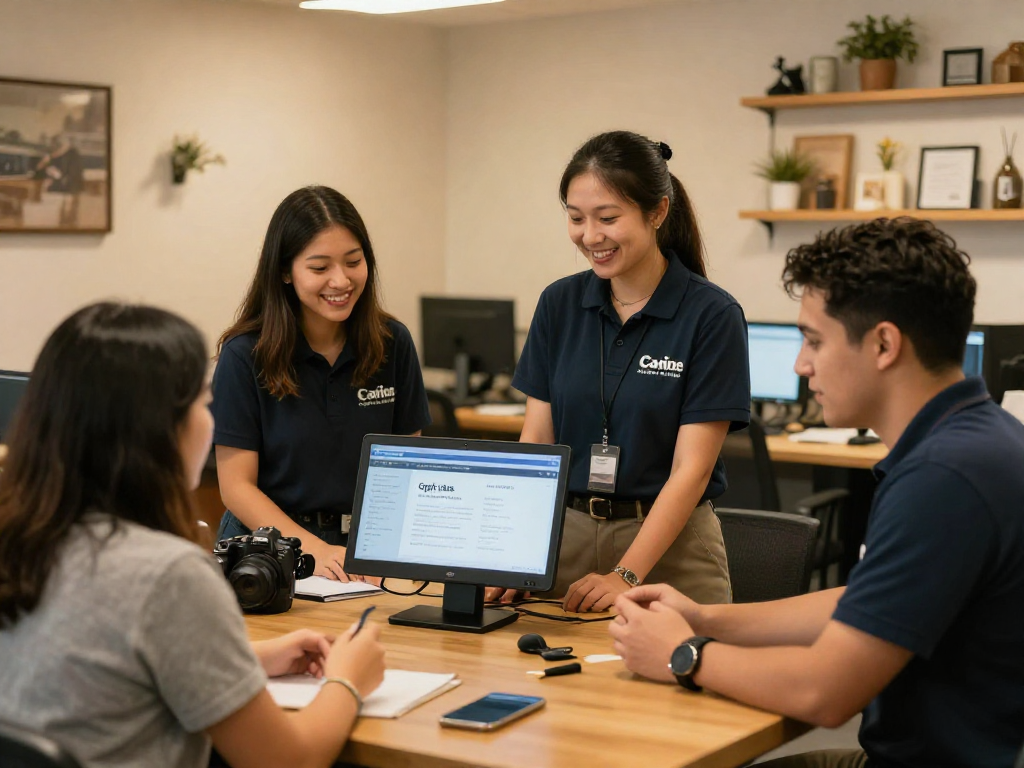 Local business team providing trusted 오피사이트 consultations in a friendly atmosphere.