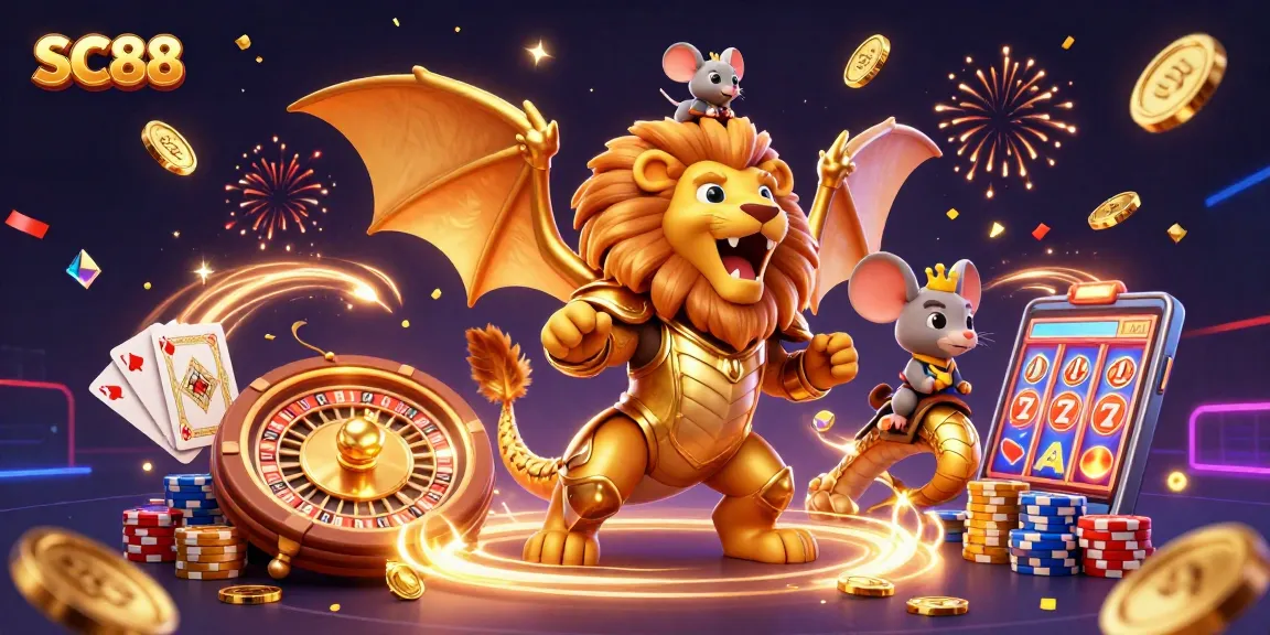 Experience thrilling gaming adventures at SC88 with a vibrant casino atmosphere and enchanting visuals.