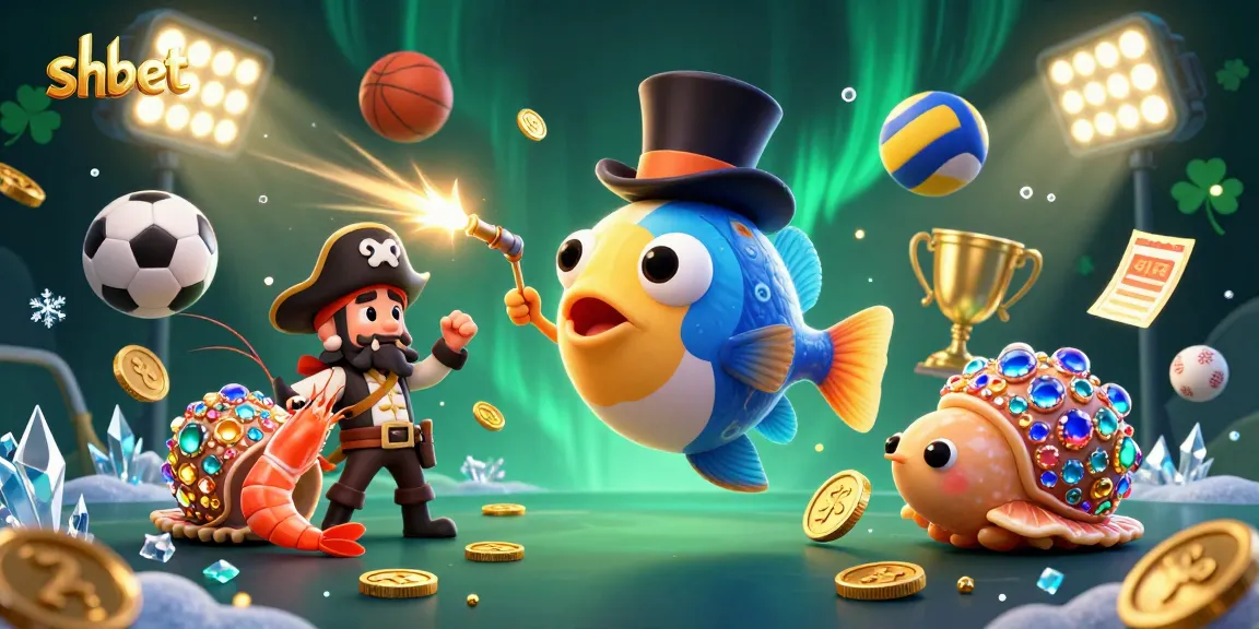 Win golden coins with shbet by wagering on dynamic sports and casino games in a vibrant underwater scene.
