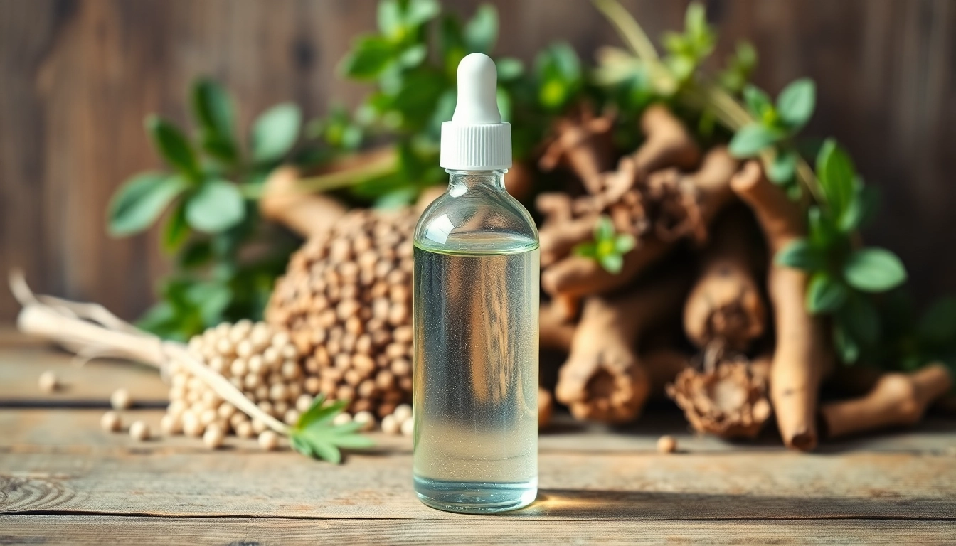 Showcase high-purity dmso organic liquid in a clear bottle on a natural wooden table.