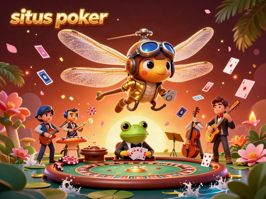 Menghadirkan situs poker terbaik dengan dealer amfibi dan pemain jazz yang menyemarakkan suasana.
