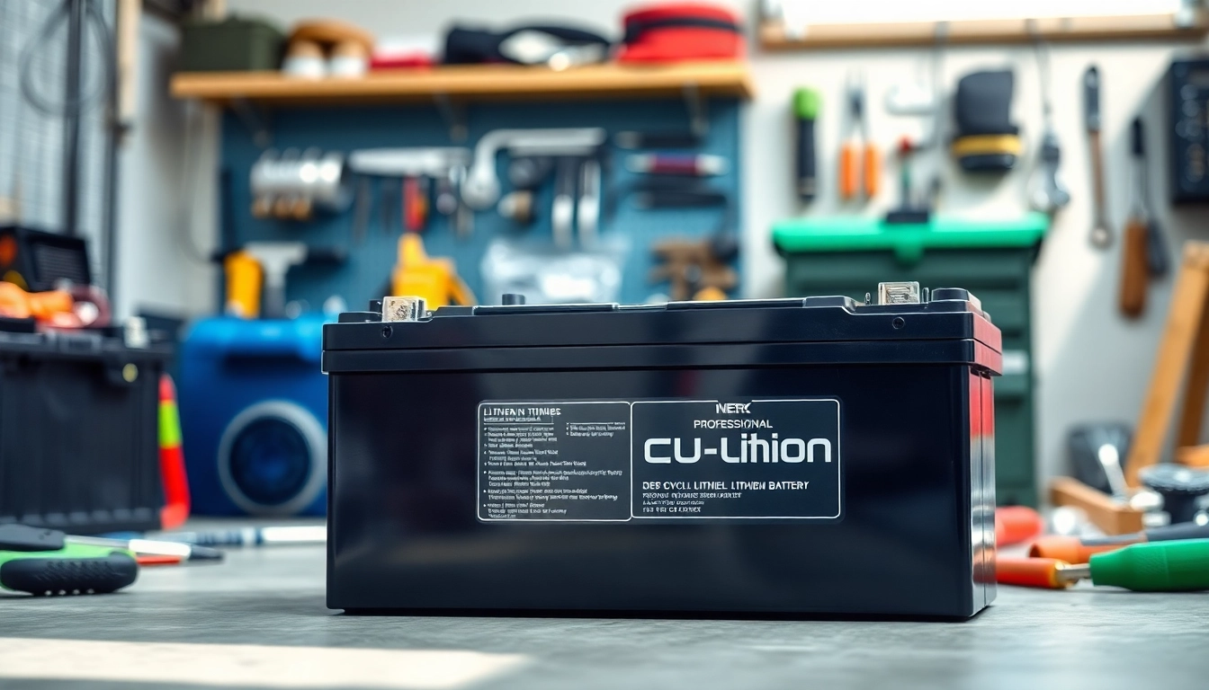 Showcasing high-performance lithium RV batteries for reliable outdoor adventures.