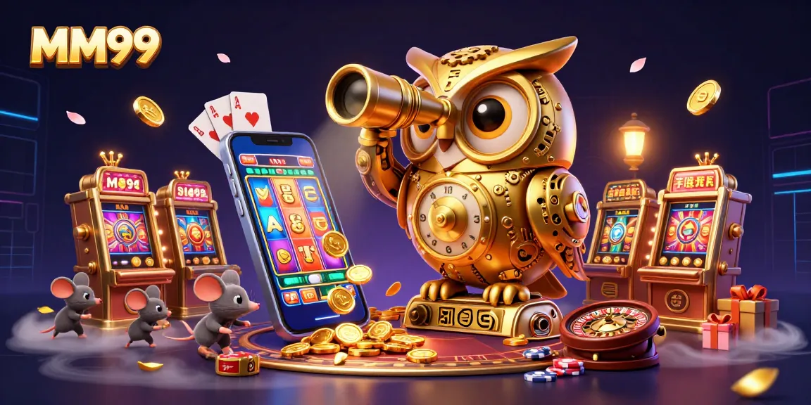 Experience thrilling gaming action with MM99's vibrant casino scene showcasing exciting slot moments.