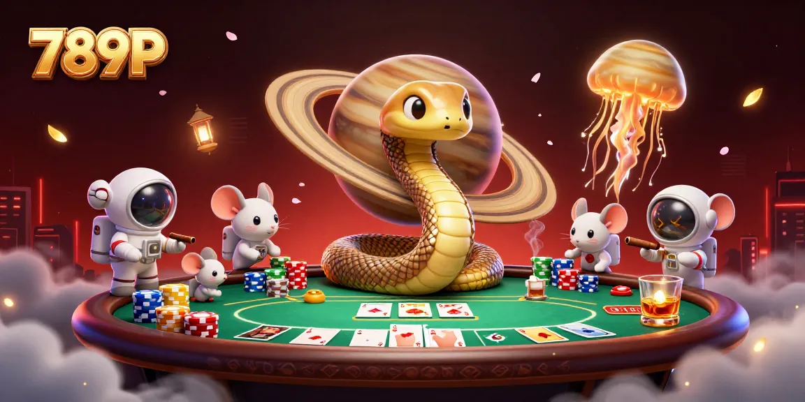 Experience thrilling betting action at 789P with a cosmic casino scene featuring roulette and poker elements.