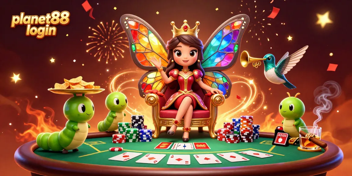 Experience the excitement of planet88 login with colorful casino characters and vibrant action.