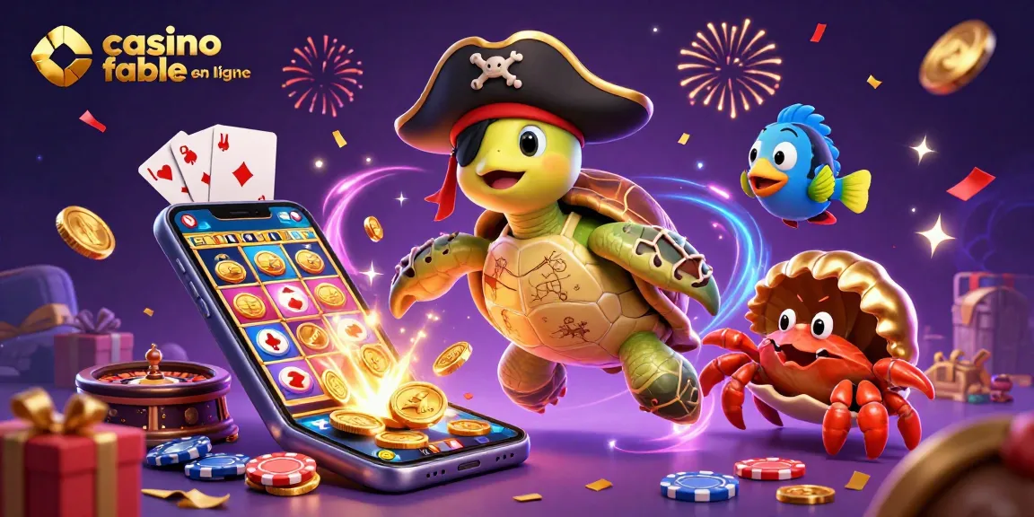 Vivez l'aventure dans un casino fiable en ligne avec notre illustration animée captivante.