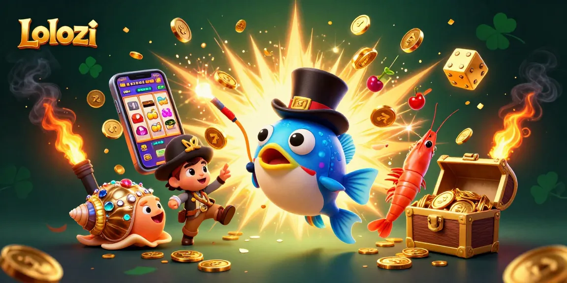 Lolozi brings excitement with unique characters, golden coins, and vibrant casino action.