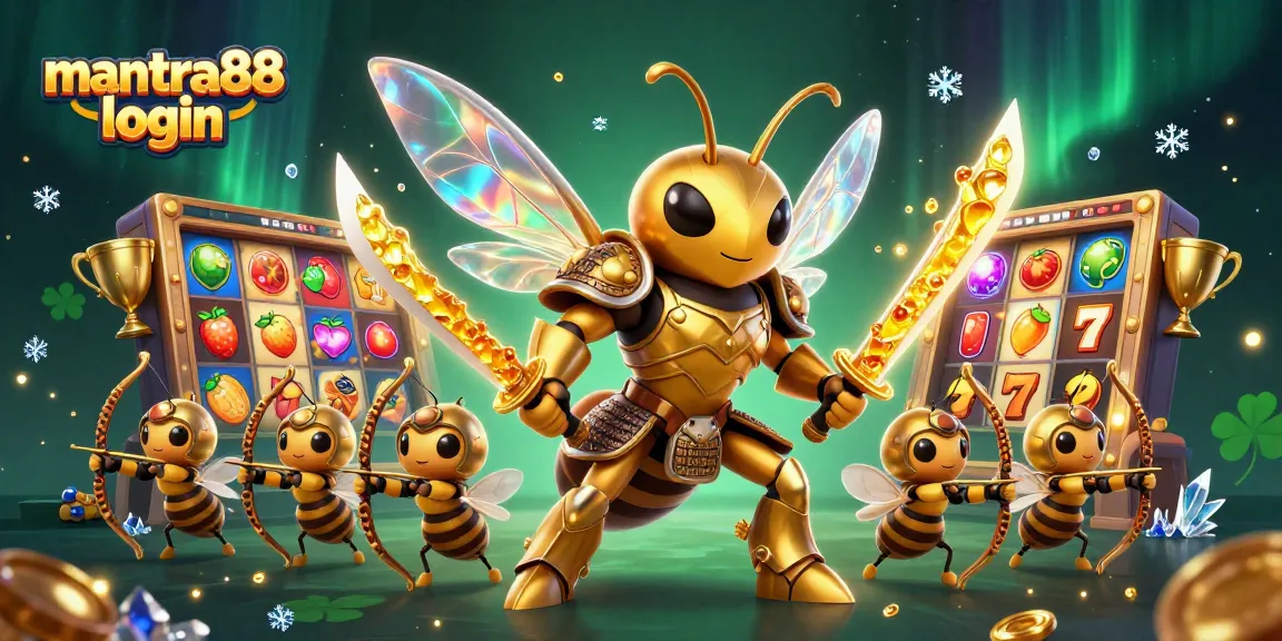 Access mantra88 login for exciting slot games featuring vibrant characters and dynamic elements.