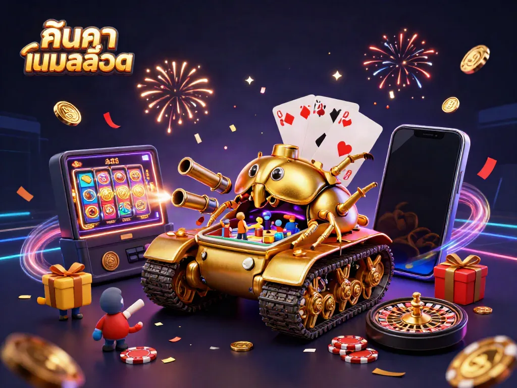 Engage in thrilling gameplay as you search forเกมสล็อต with golden tanks and dynamic slot machines.