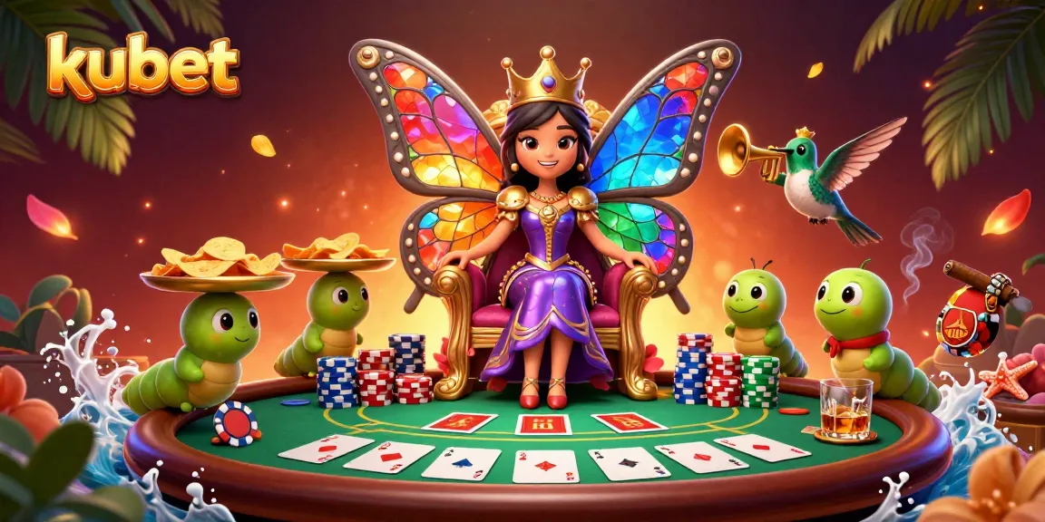 Kubet offers thrilling poker gameplay with vibrant characters and dynamic casino elements.