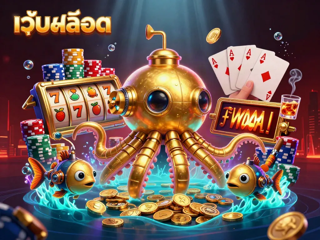 เว็บสล็อต เดิมพันในมหาสมุทรทองคำที่เต็มไปด้วยเกมสล็อตสุดฮิต