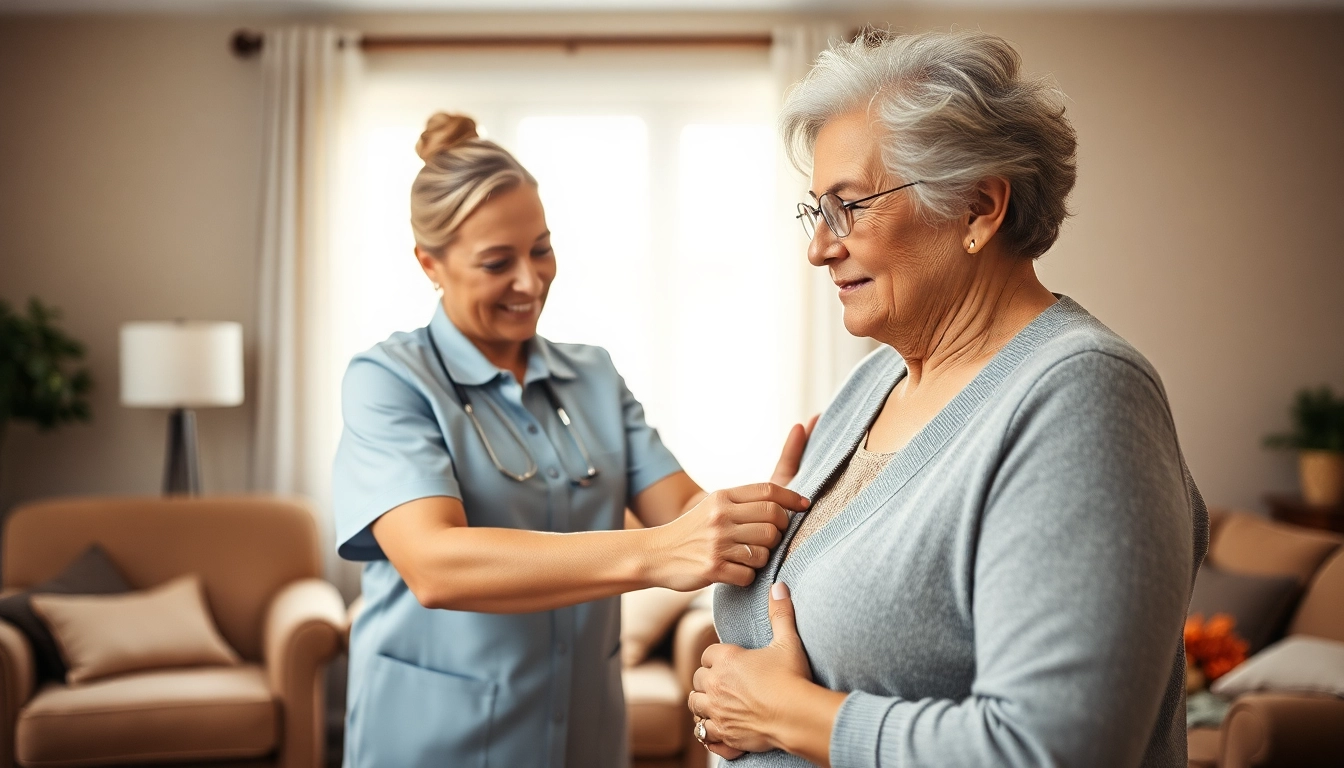 Providing dressing assistance elderly texas to seniors in a warm, supportive home environment.