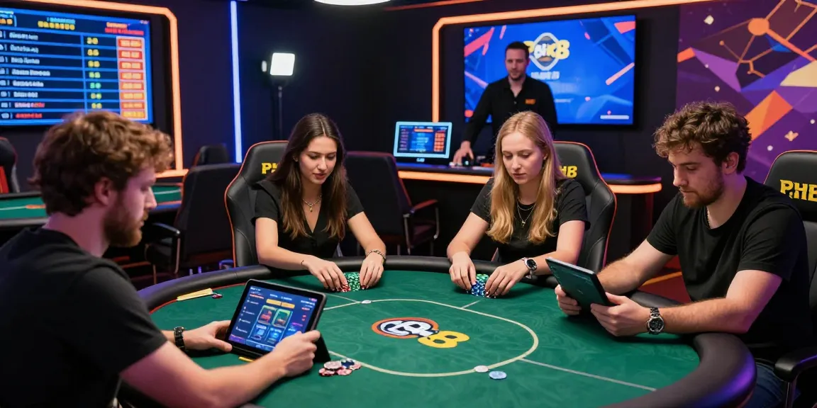 Players enjoying an exciting Poker88 online game in a vibrant setting.