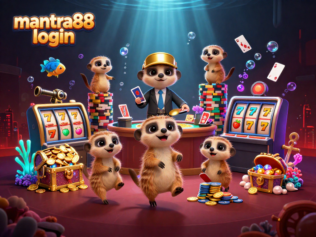 Experience the excitement of mantra88 login with our unique meerkats casino scene filled with jackpots and prizes.